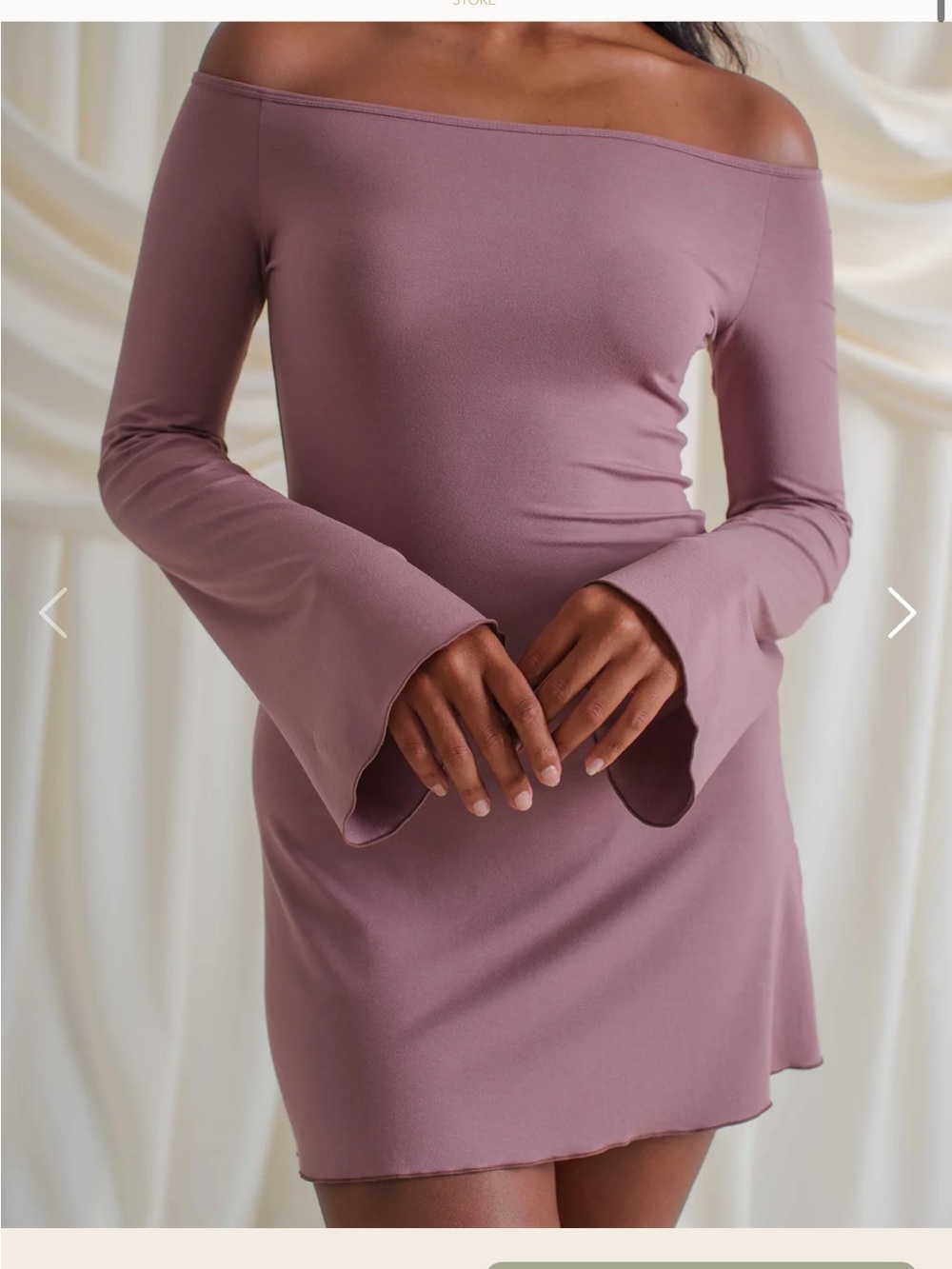 NWT Indigo Luna Frida dress in mauve, size XS/S